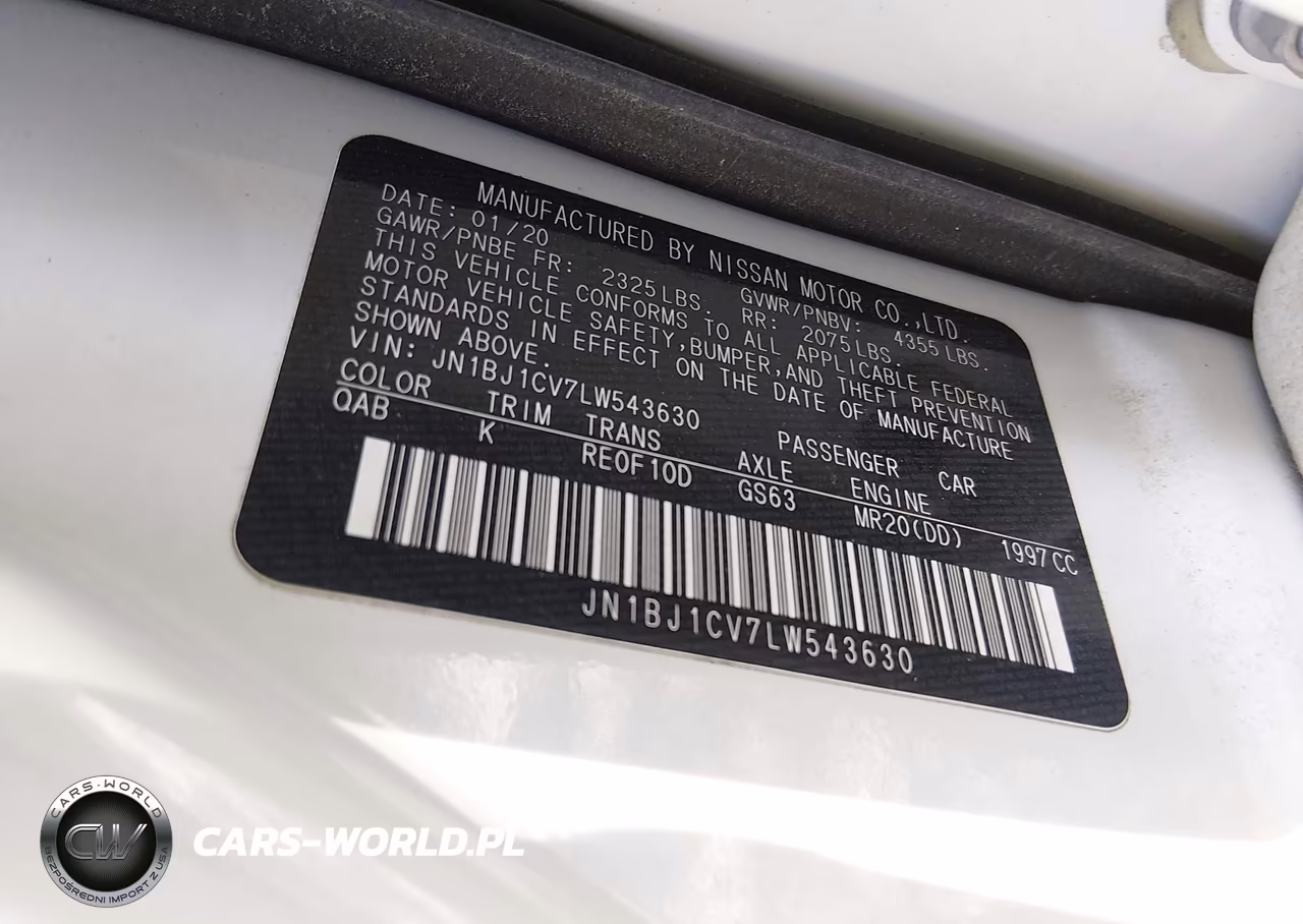 2020 Nissan Rogue Sport Sv Fwd Xtronic Cvt VIN:JN1BJ1CV7LW543630 - 9