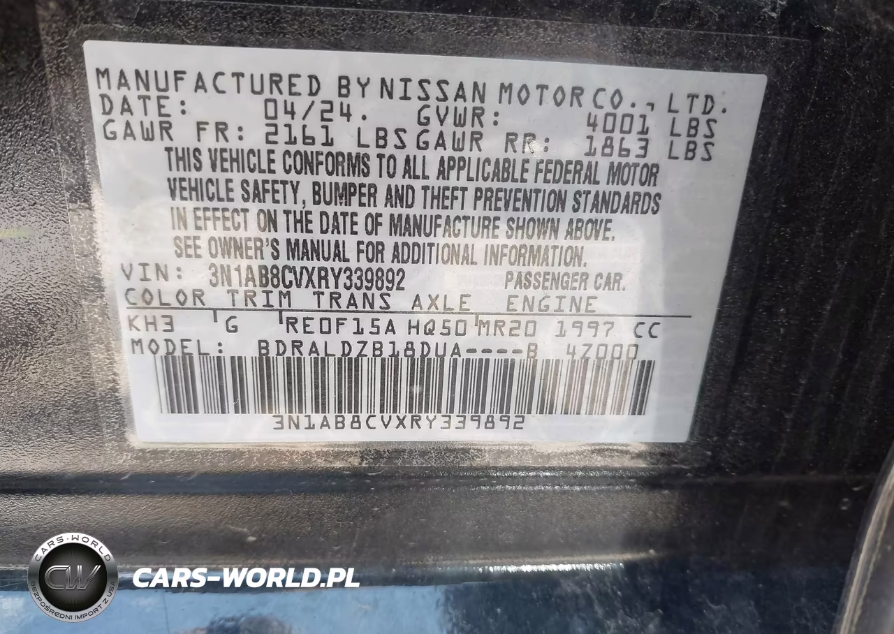2024 Nissan Sentra Sv Xtronic Cvt VIN:3N1AB8CVXRY339892 - 9