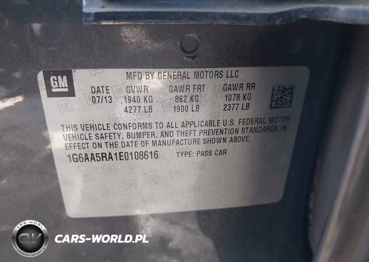 2014 Cadillac Ats Standard VIN:1G6AA5RA1E0108616 - 9