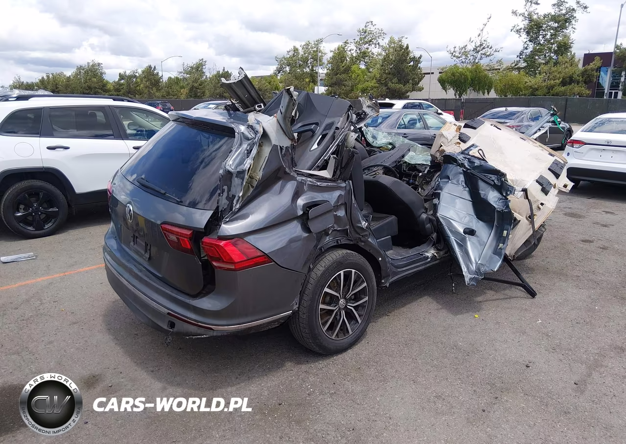 2021 Volkswagen Tiguan 2.0T Se-2.0T Se R-Line Black-2.0T Sel VIN:3VV3B7AX3MM053825 - 4