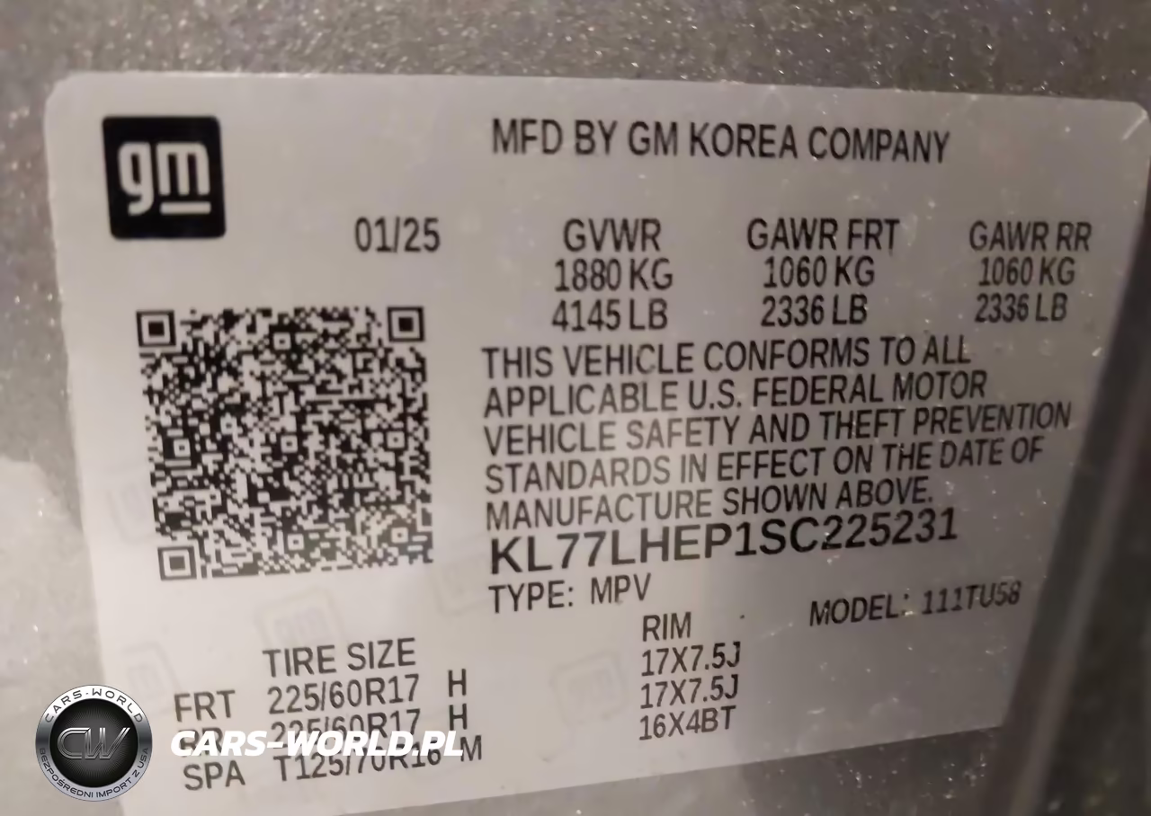 2025 Chevrolet Trax Fwd Lt VIN:KL77LHEP1SC225231 - 9