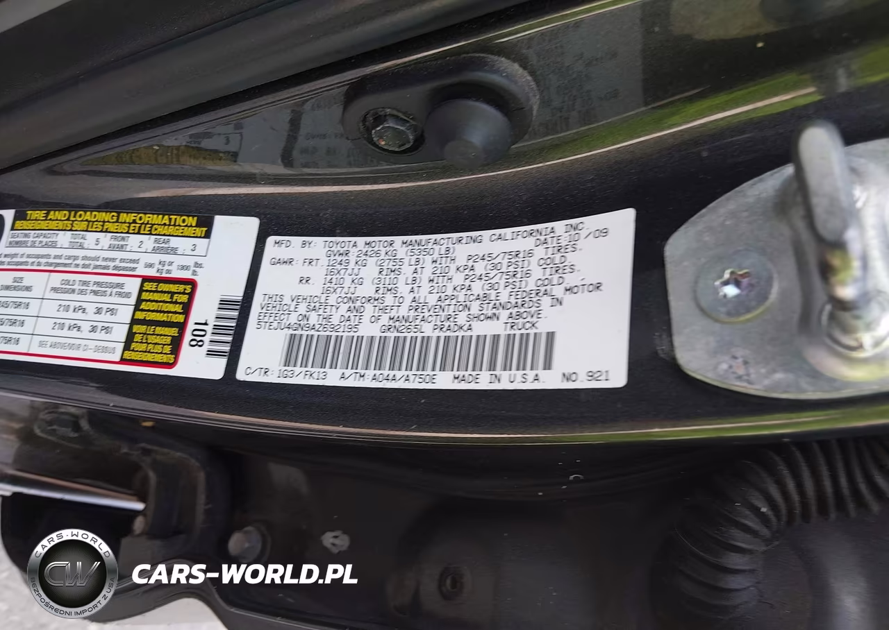 2010 Toyota Tacoma Prerunner V6 VIN:5TEJU4GN9AZ692195 - 9