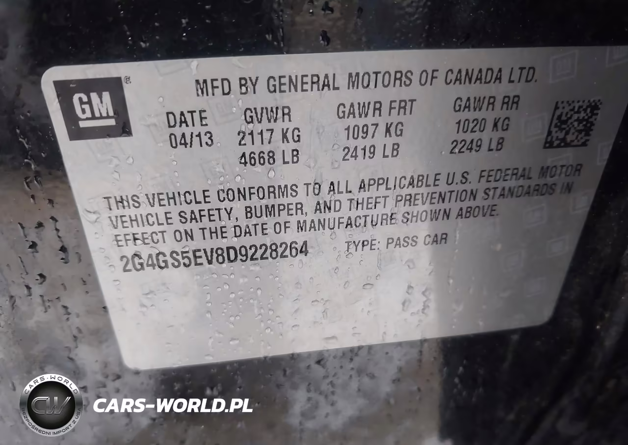 2013 Buick Regal Turbo - Premium 1 VIN:2G4GS5EV8D9228264 - 9