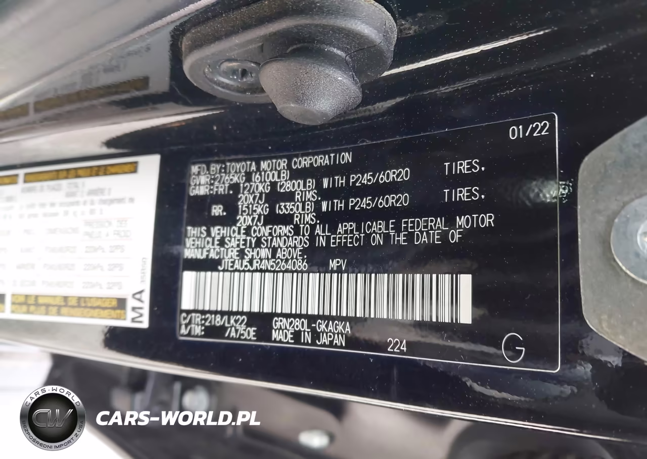 2022 Toyota 4Runner Trd Sport VIN:JTEAU5JR4N5264086 - 9