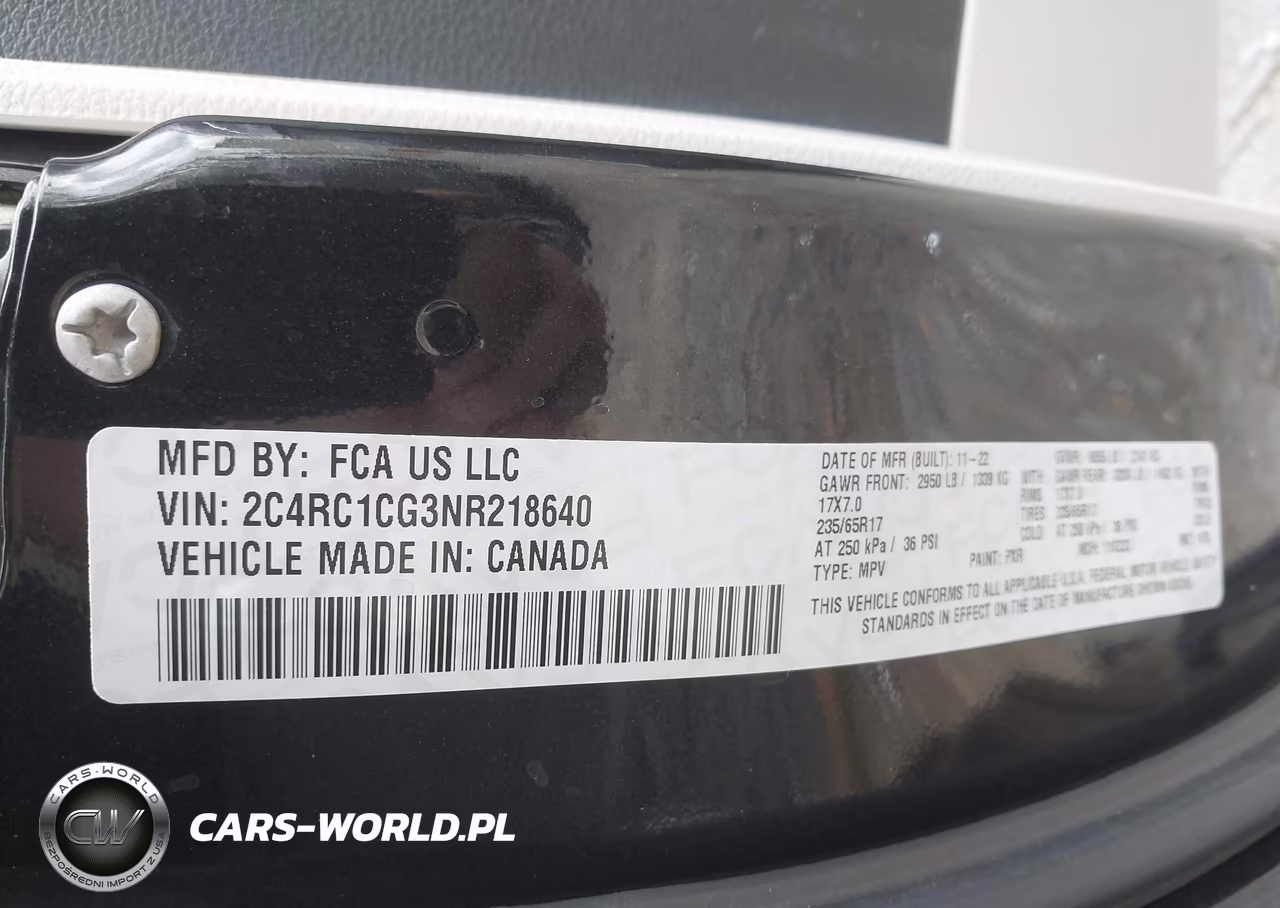 2022 Chrysler Voyager Lx VIN:2C4RC1CG3NR218640 - 9
