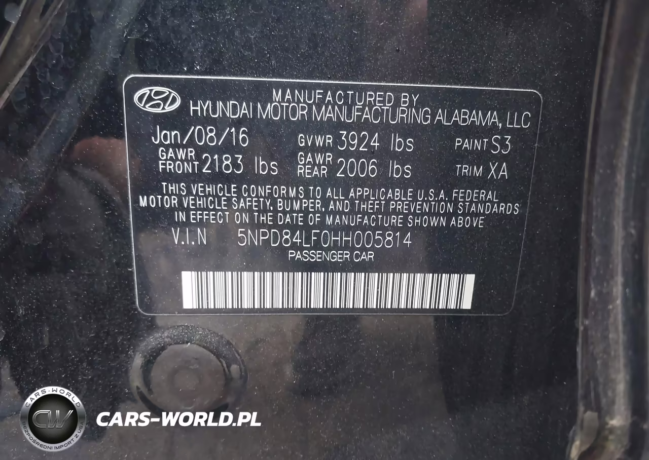 2017 Hyundai Elantra Se VIN:5NPD84LF0HH005814 - 9