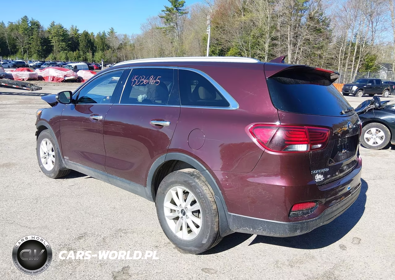 2019 Kia Sorento 2.4L Lx VIN:5XYPGDA35KG520766 - 3