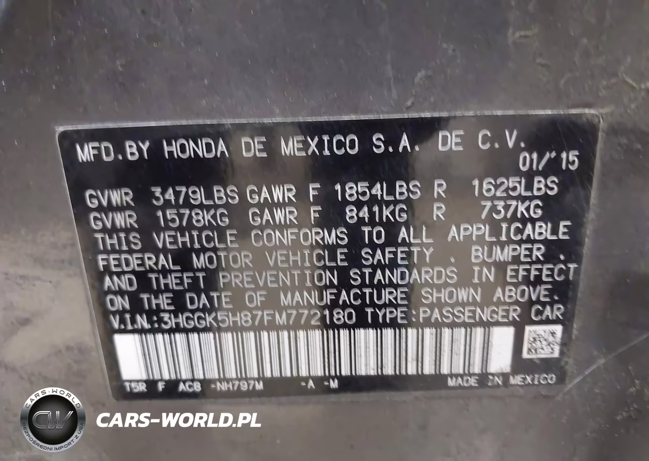 2015 Honda Fit Ex-Ex-L VIN:3HGGK5H87FM772180 - 9