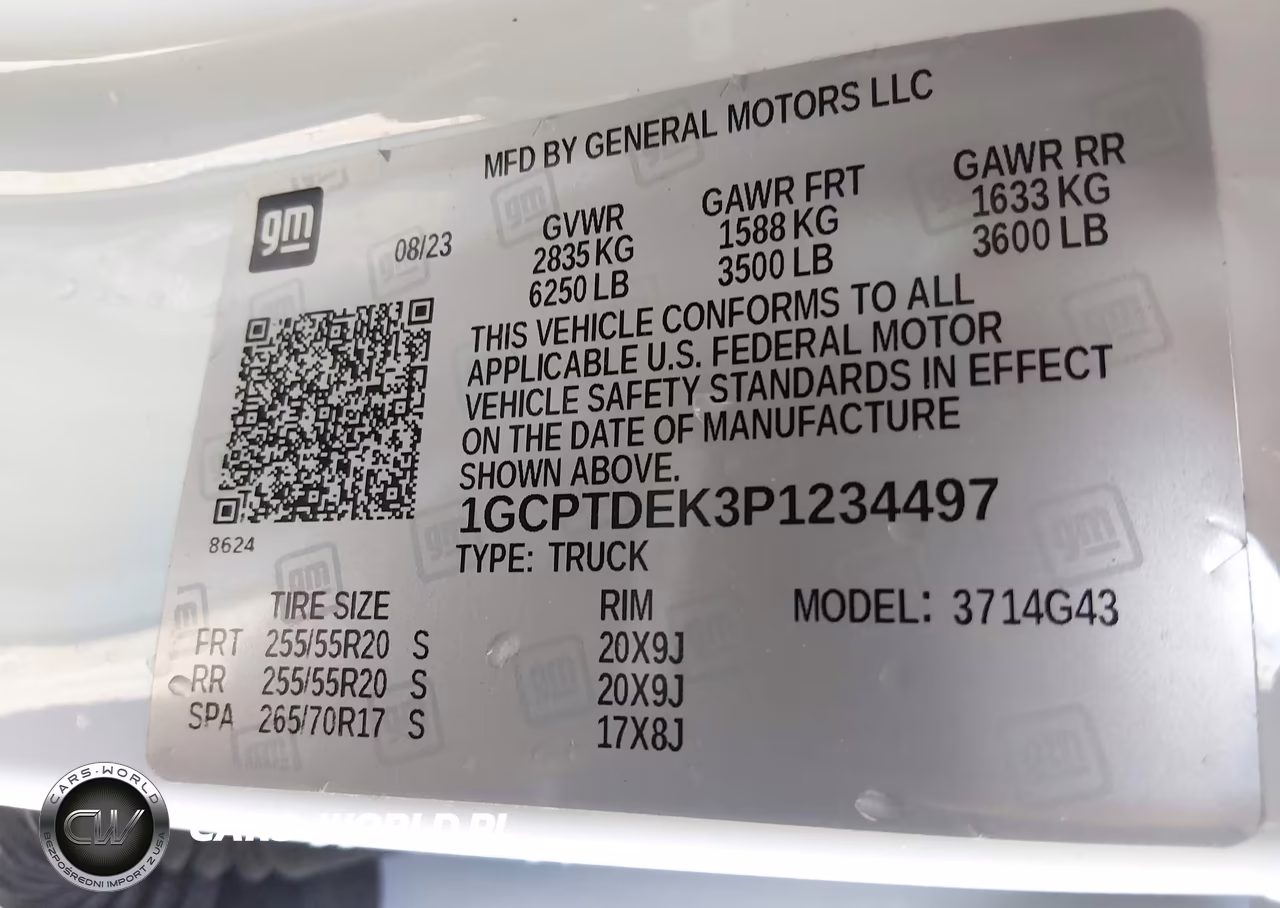 2023 Chevrolet Colorado VIN:1GCPTDEK3P1234497 - 9