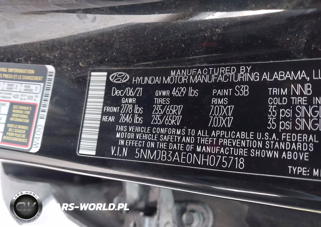 2022 Hyundai Tucson Sel VIN:5NMJB3AE0NH075718 - 9