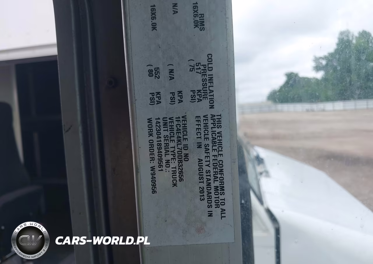 2013 Ford E-450 Stripped VIN:1FC4E4KL7DDB32656 - 8