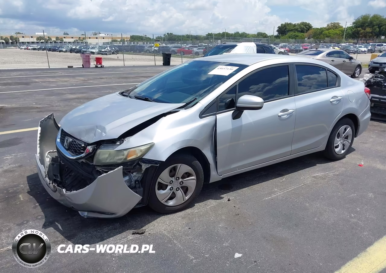 2014 Honda Civic Lx VIN:19XFB2F50EE081986 - 2