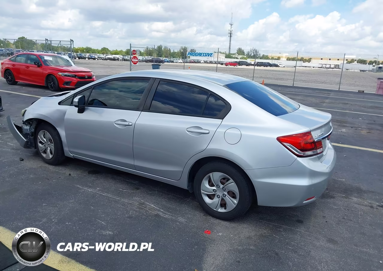 2014 Honda Civic Lx VIN:19XFB2F50EE081986 - 3