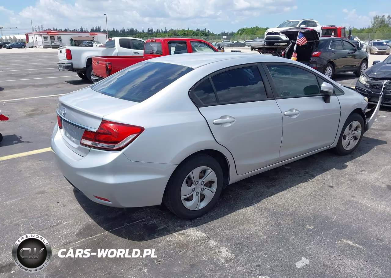 2014 Honda Civic Lx VIN:19XFB2F50EE081986 - 4