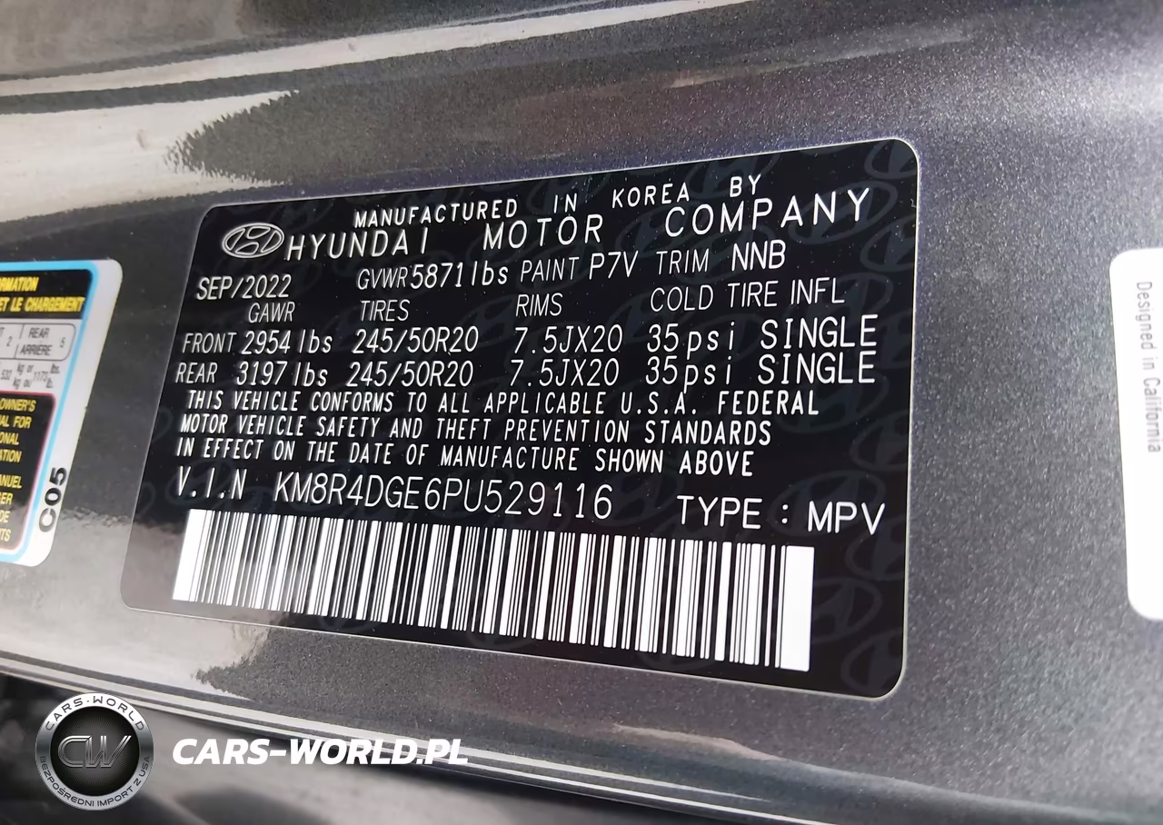 2023 Hyundai Palisade Sel VIN:KM8R4DGE6PU529116 - 9