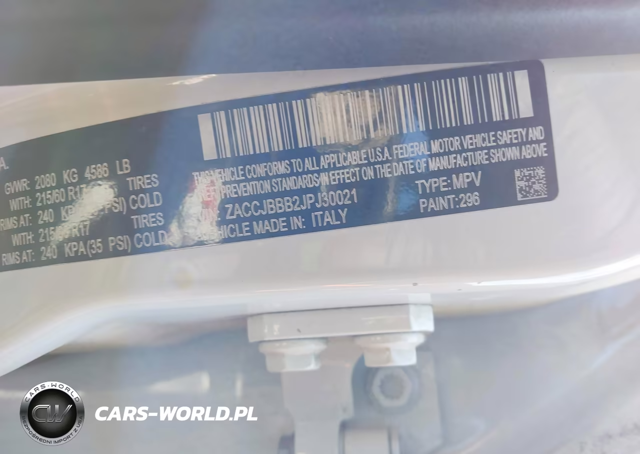 2018 Jeep Renegade Latitude 4X4 VIN:ZACCJBBB2JPJ30021 - 9