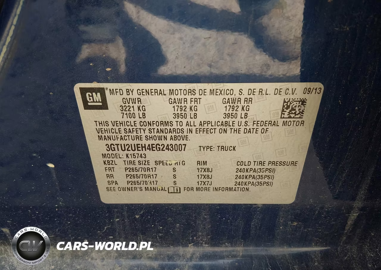 2014 GMC Sierra 1500 Sle VIN:3GTU2UEH4EG243007 - 9