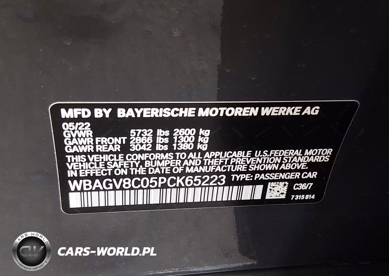 2023 BMW M850I Gtan Coupe xDrive VIN:WBAGV8C05PCK65223 - 9