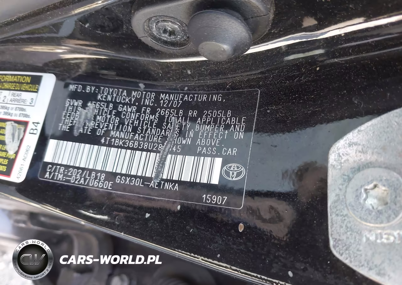 2008 Toyota Avalon Touring VIN:4T1BK36B38U283345 - 9