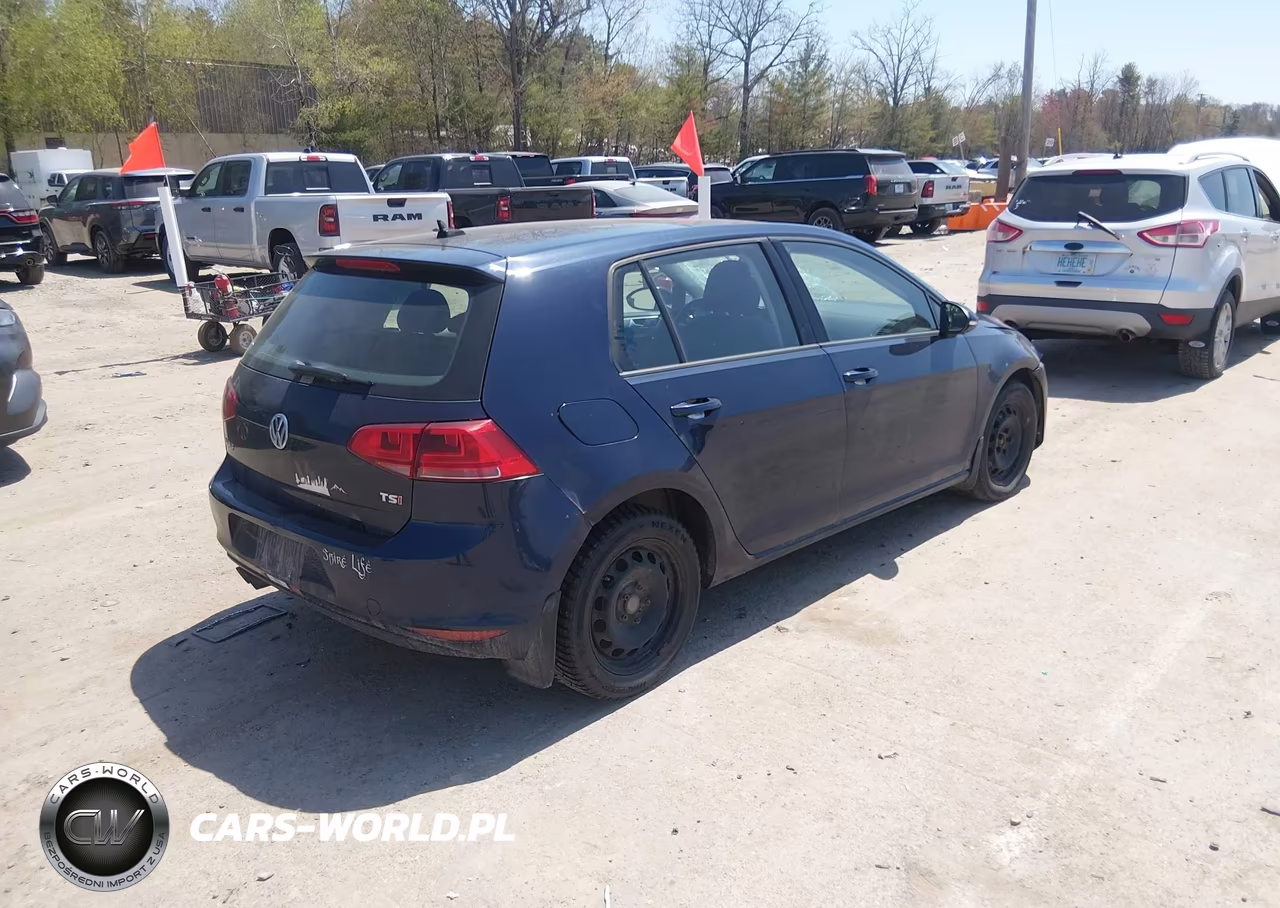 2017 Volkswagen Golf Tsi S 4-Door-Tsi Se 4-Door-Tsi Sel 4-Door-Tsi Wolfsburg Edition 4-Door VIN:3VW217AU4HM053919 - 4
