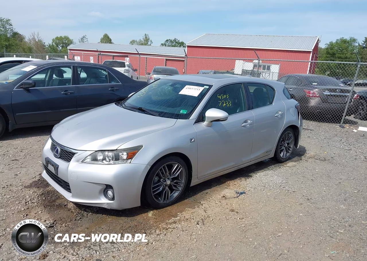 2012 Lexus Ct 200 VIN:JTHKD5BHXC2050537 - 2