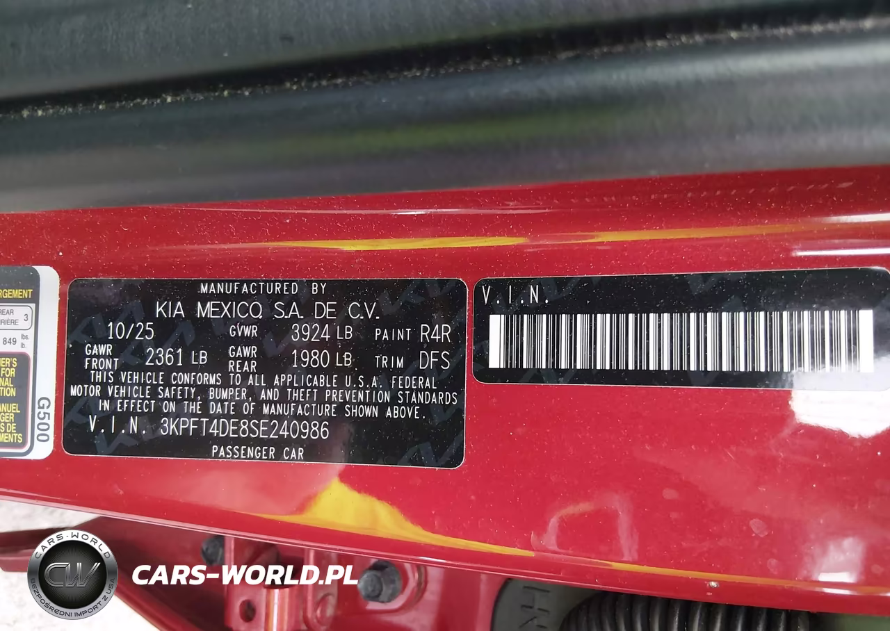 2025 Kia K4 Lxs VIN:3KPFT4DE8SE240986 - 9