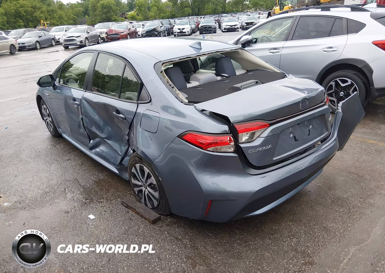 2021 Toyota Corolla Hybrid Le VIN:JTDEAMDE4MJ016489 - 3