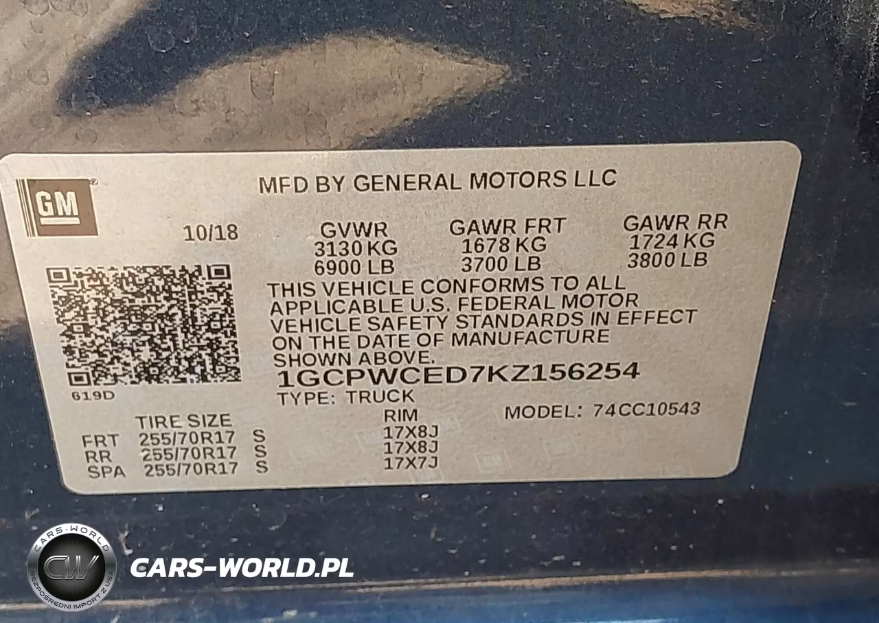 2019 Chevrolet Silverado 1500 Lt VIN:1GCPWCED7KZ156254 - 9