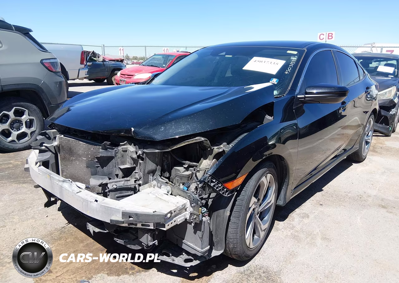 2019 Honda Civic Lx VIN:19XFC2F64KE002076 - 2