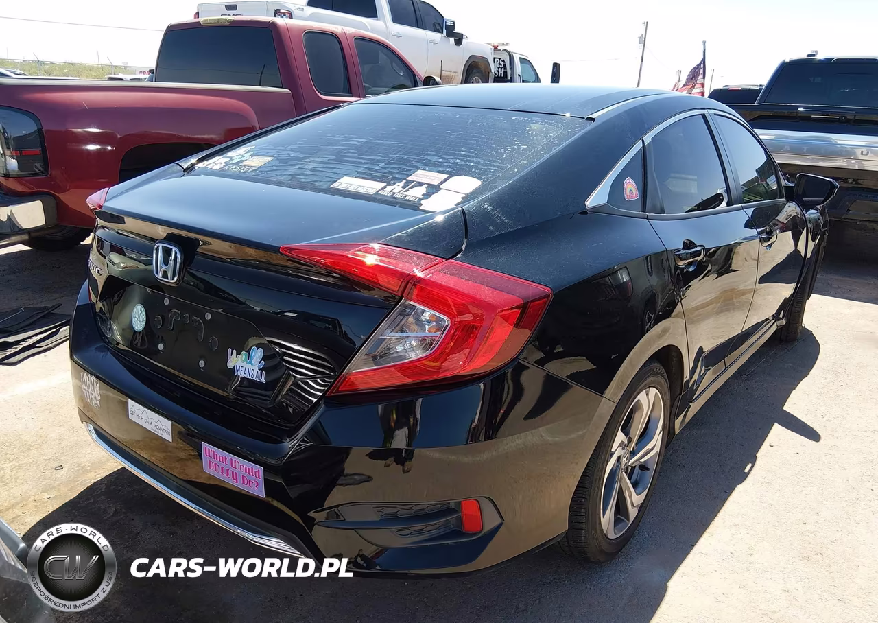 2019 Honda Civic Lx VIN:19XFC2F64KE002076 - 4