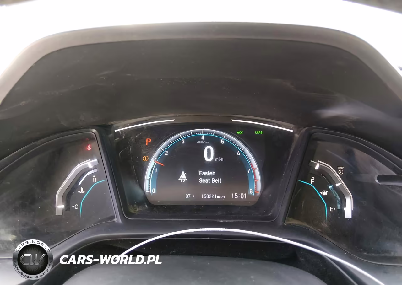 2019 Honda Civic Lx VIN:19XFC2F64KE002076 - 7