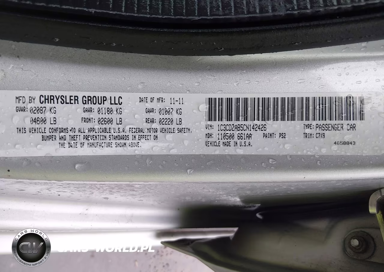 2012 Dodge Avenger Se VIN:1C3CDZAB5CN142426 - 9