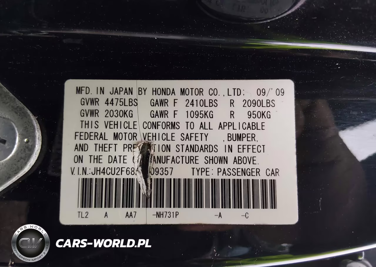 2010 Acura Tsx 2.4 VIN:JH4CU2F68AC009357 - 9