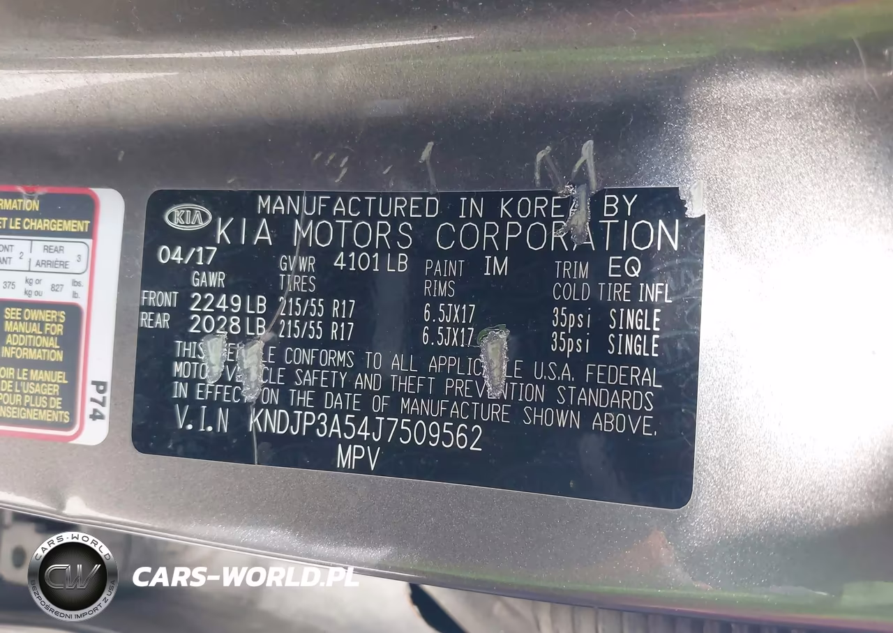 2018 Kia Soul + VIN:KNDJP3A54J7509562 - 9