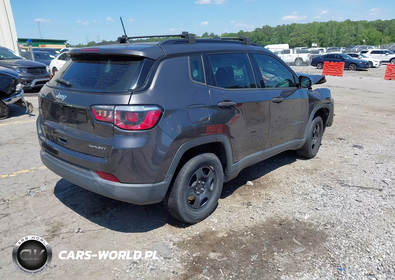 2018 Jeep Compass Sport Fwd VIN:3C4NJCAB5JT133720 - 4