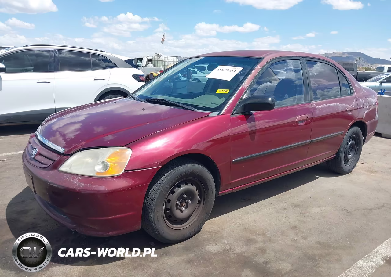 2003 Honda Civic Lx VIN:2HGES16563H579781 - 2