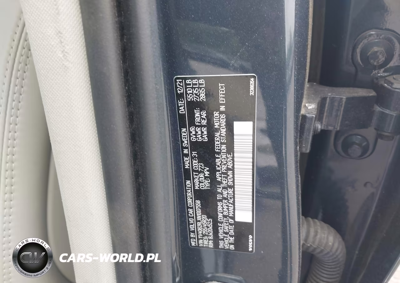 2022 Volvo Xc60 B6 Inscription VIN:YV4062RLXN1007558 - 9