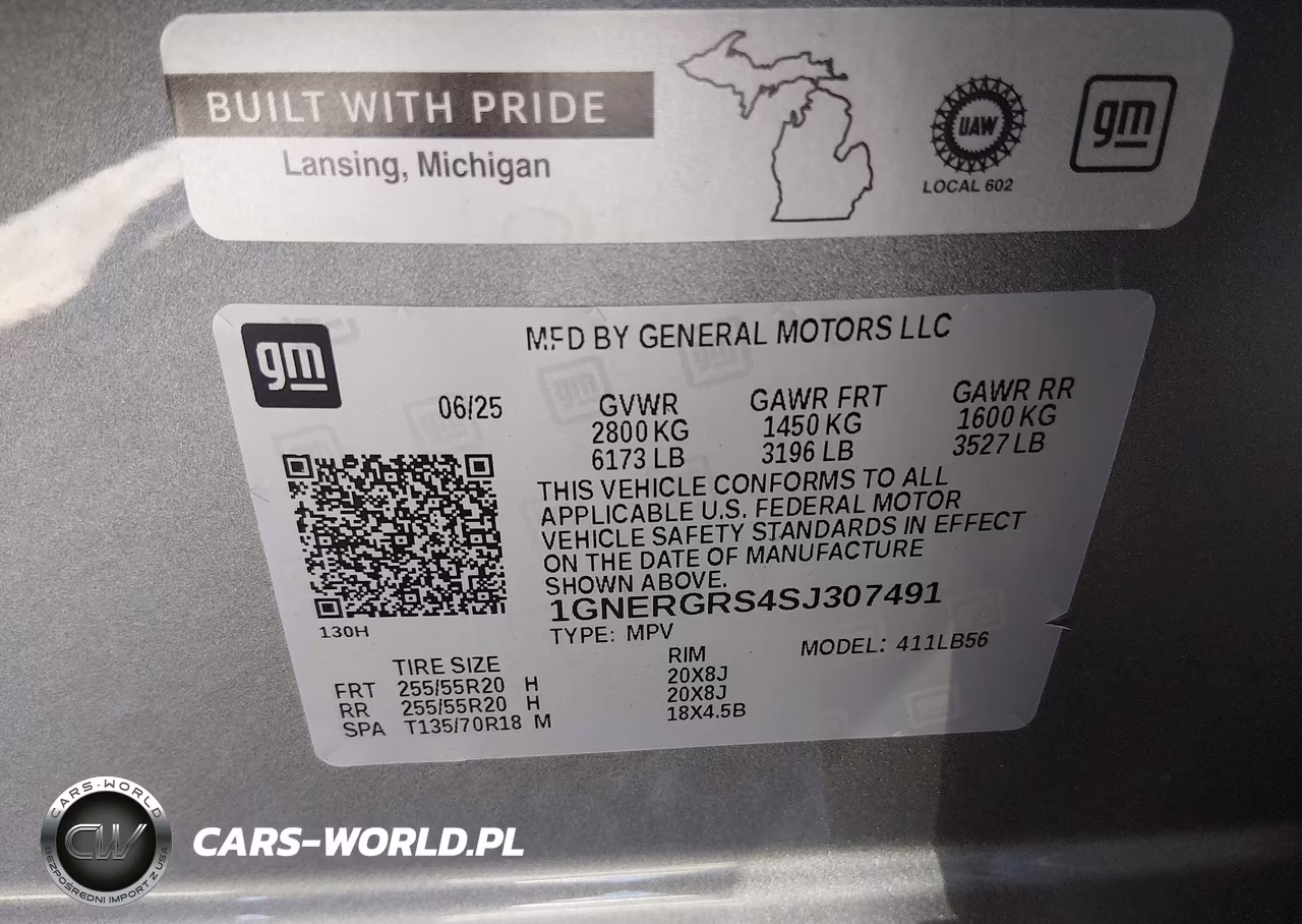 2025 Chevrolet Traverse Fwd Lt VIN:1GNERGRS4SJ307491 - 9