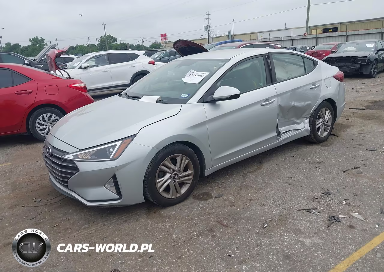 2019 Hyundai Elantra Sel VIN:5NPD84LF7KH459162 - 2