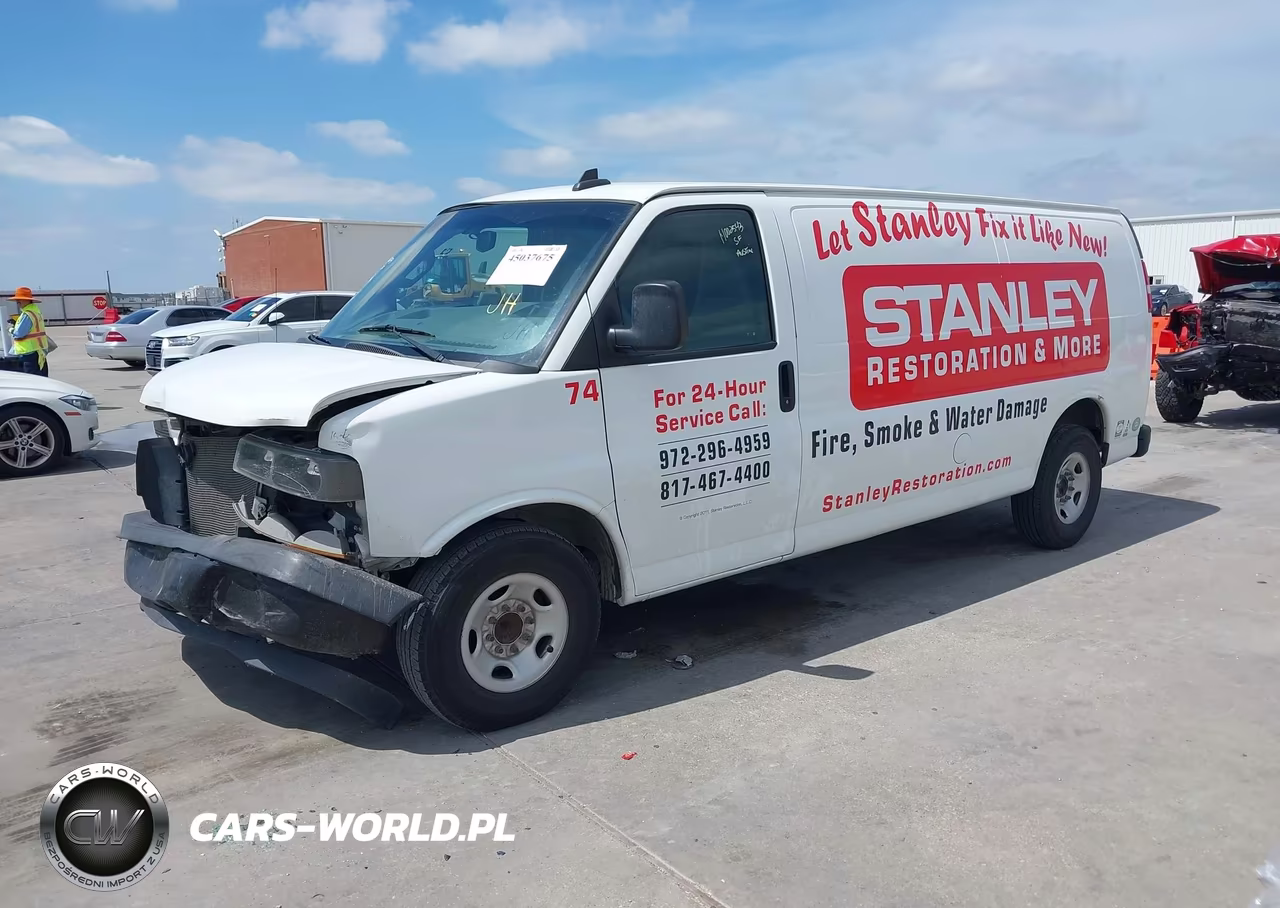 2020 Chevrolet Express Cargo Rwd 2500 Extended Wheelbase Wt VIN:1GCWGBFP3L1147191 - 2
