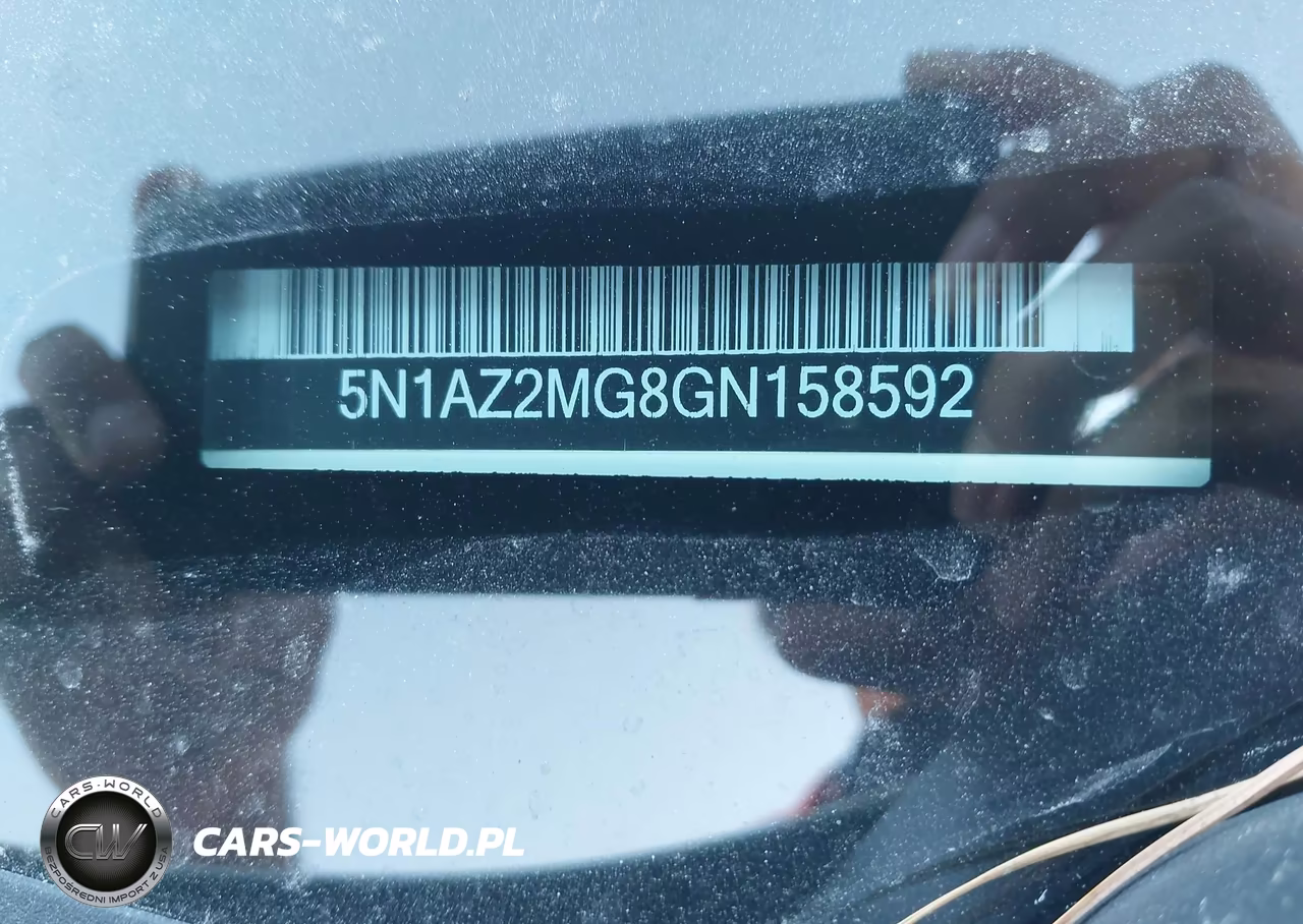 2016 Nissan Murano Sv VIN:5N1AZ2MG8GN158592 - 9