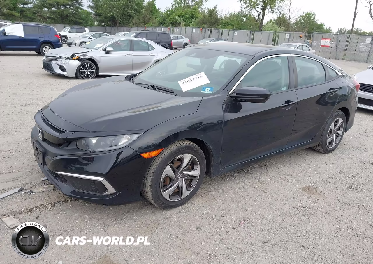 2020 Honda Civic Lx VIN:19XFC2F6XLE208813 - 2