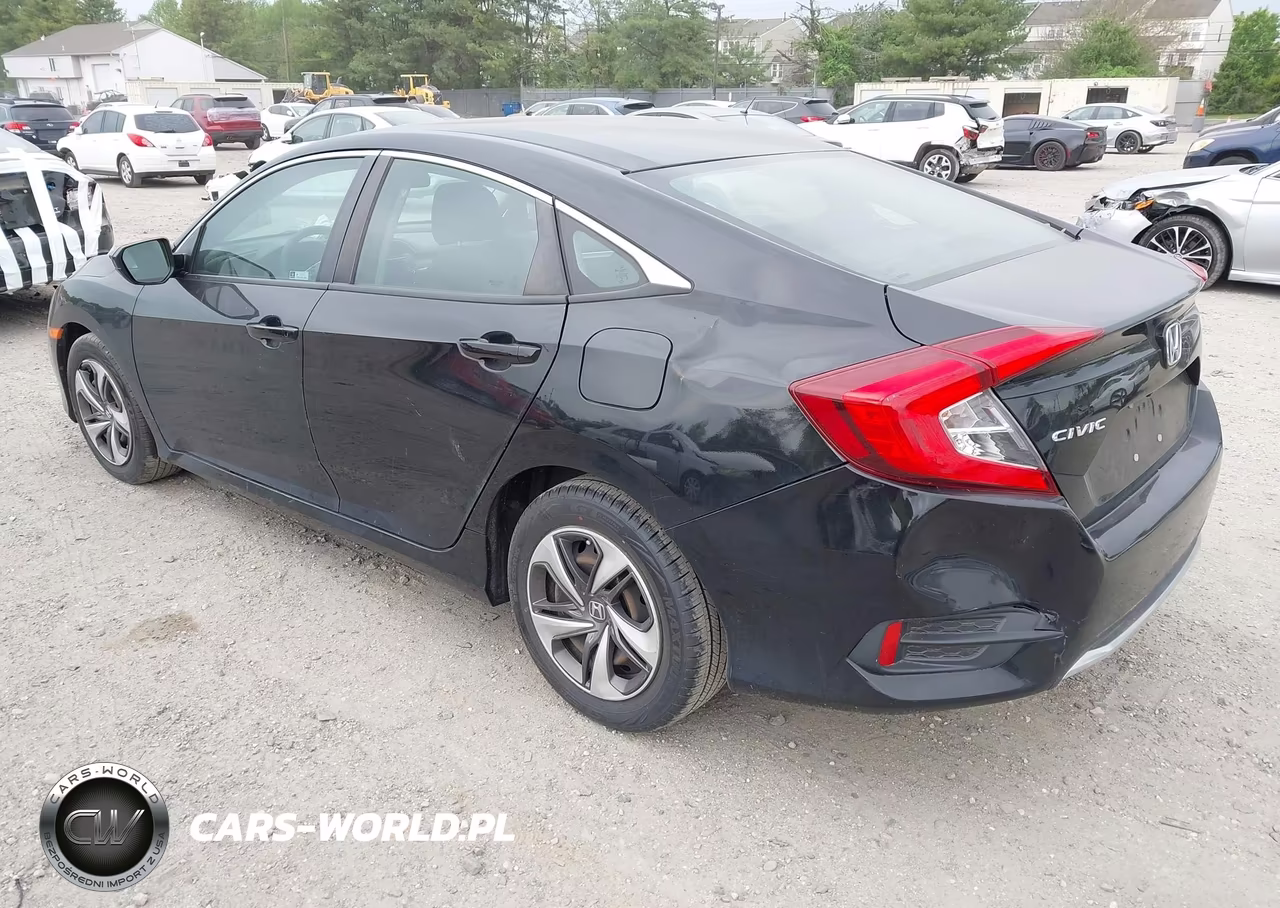 2020 Honda Civic Lx VIN:19XFC2F6XLE208813 - 3