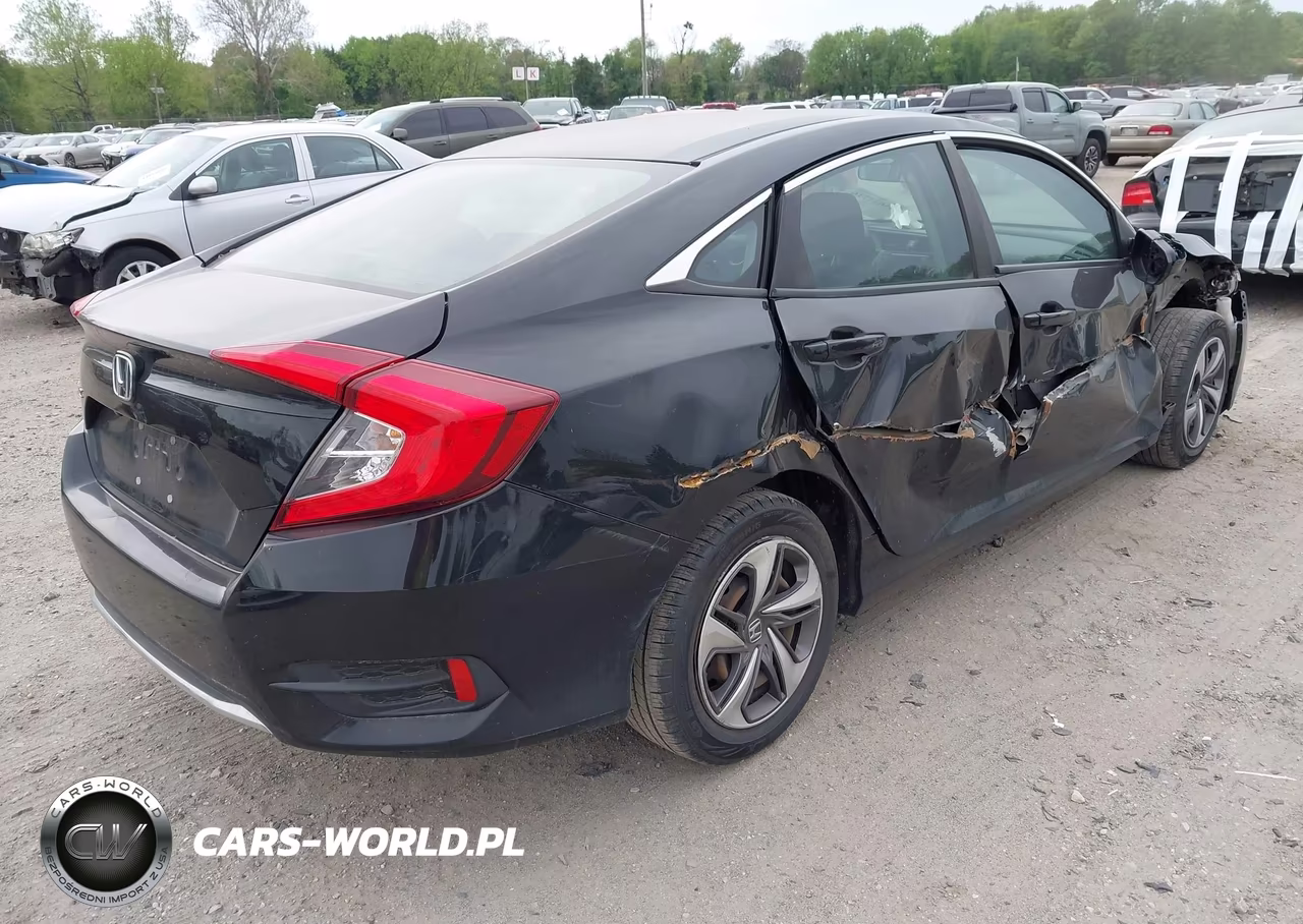 2020 Honda Civic Lx VIN:19XFC2F6XLE208813 - 4