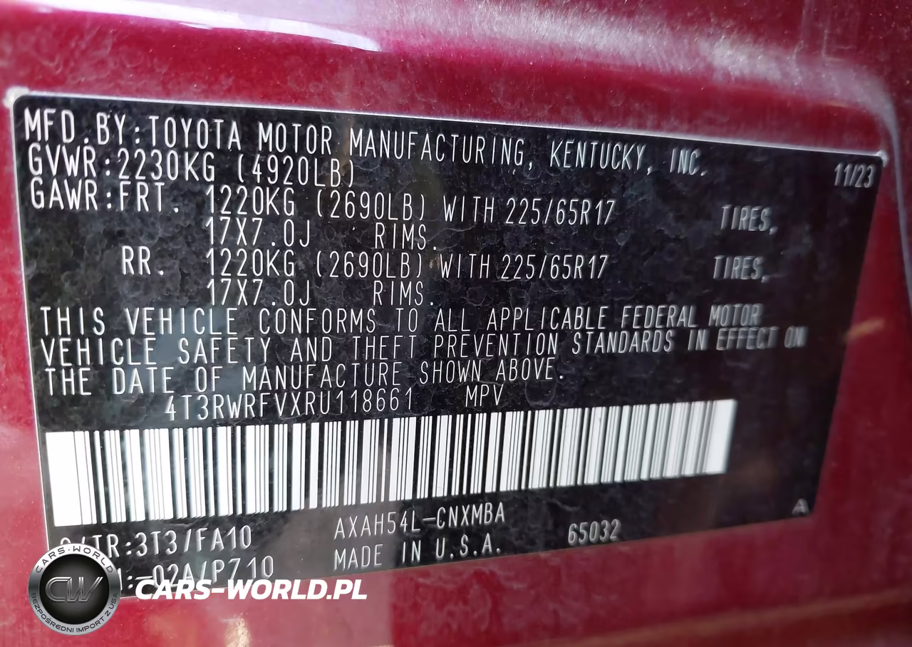 2024 Toyota Rav4 Hybrid Xle VIN:4T3RWRFVXRU118661 - 9