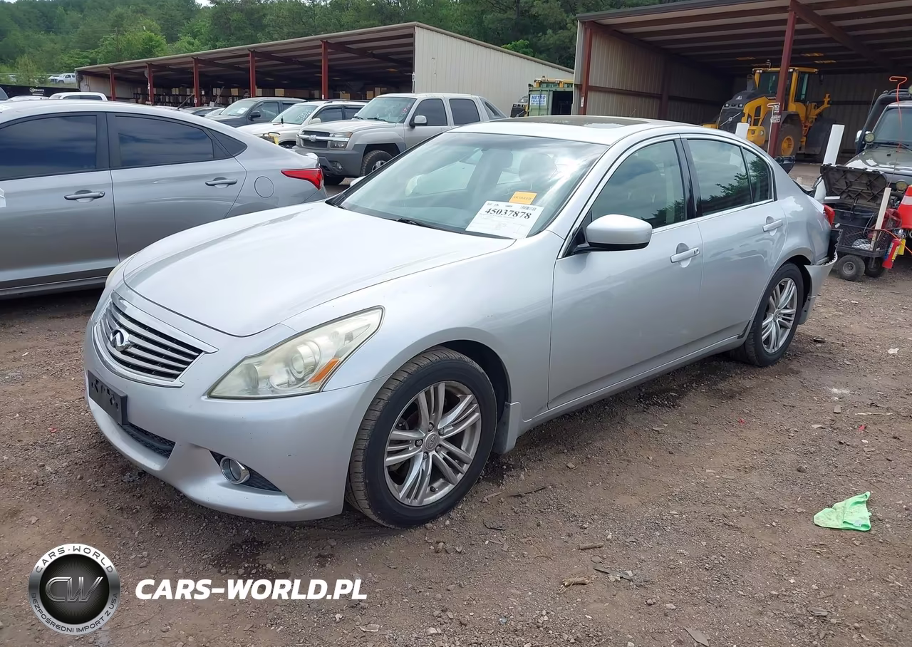 2012 Infiniti G25 Journey VIN:JN1DV6AP4CM700539 - 2