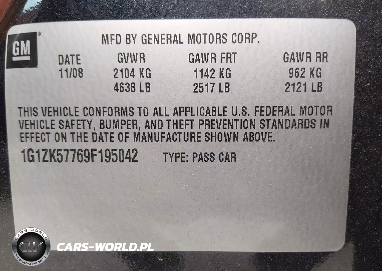 2009 Chevrolet Malibu Ltz VIN:1G1ZK57769F195042 - 9