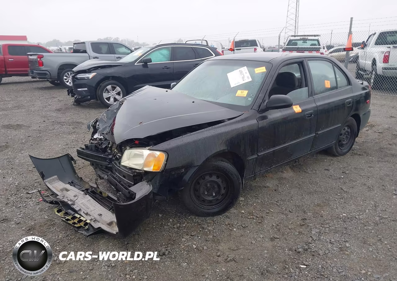 2000 Hyundai Accent Gl VIN:KMHCG45G3YU099578 - 2