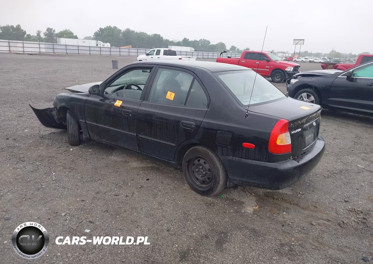 2000 Hyundai Accent Gl VIN:KMHCG45G3YU099578 - 3