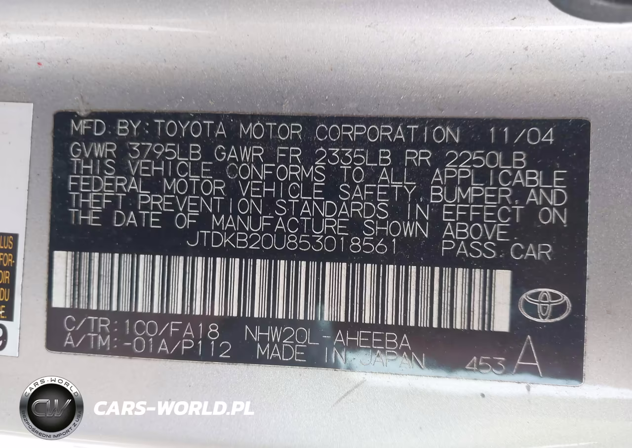 2005 Toyota Prius VIN:JTDKB20U853018561 - 9